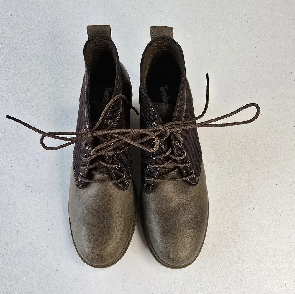 Timberland Earthkeepers Amston Wedge Ankle Boots‎ Gray Black Women 7
